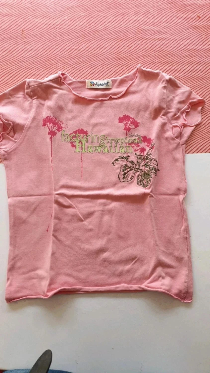 Tee shirt 5 ans alphabet